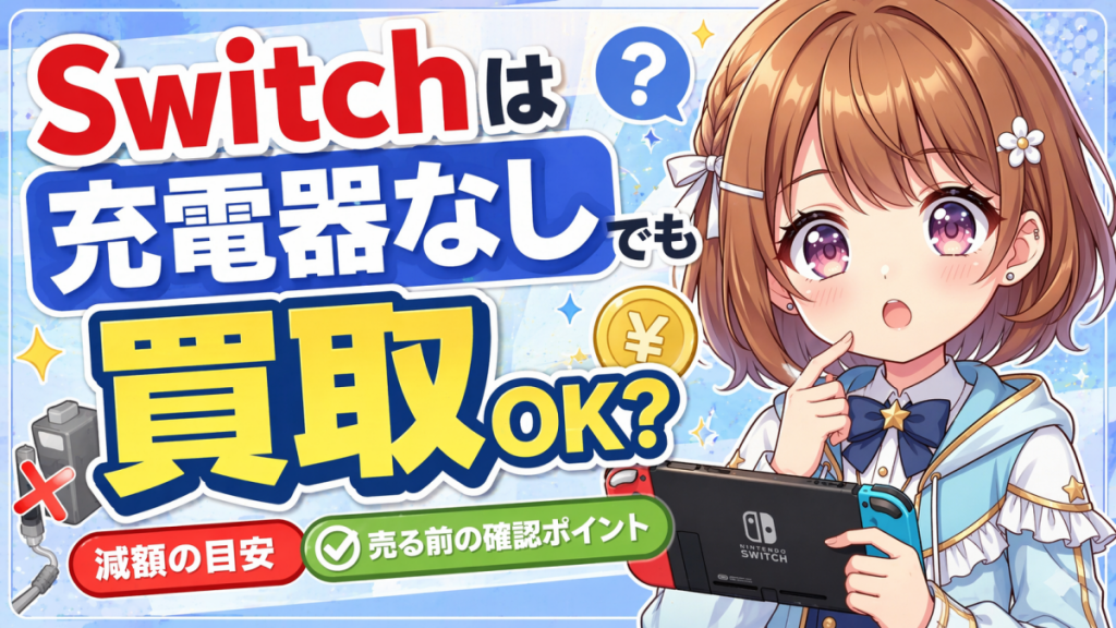 switch 買取 充電器なし